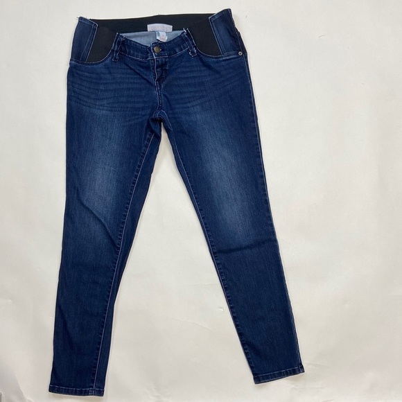 Isabel Maternity Under Belly Elastic Side Panels Skinny Jeans - Picture 14 of 15